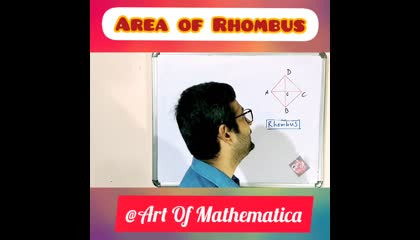 Area Of a Rhombus