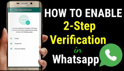 WhatsApp ka two step verification kaise kare