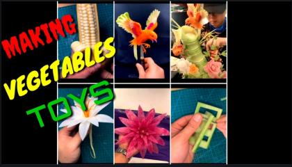 making toys with vegetables // intresting vedio // comedy medicine