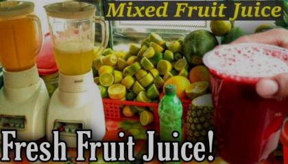 Vegetable & Fruit Juice on Streets of Kolkata  Garmi Main Yeh Zarur Peena  Indian Street Food