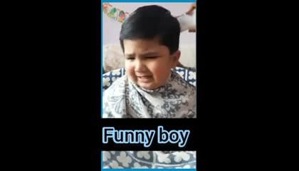 funny boy hair cutting new version  Fun Video