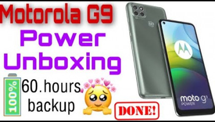 🔥Motorola G9 Power _ Motorola Mobile Unboxing _ Battery Backup 60 Hours