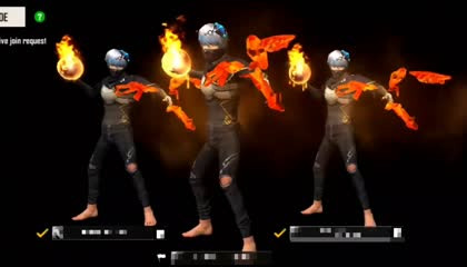 Free Fire Emote dance video/ Gamerz lobby
