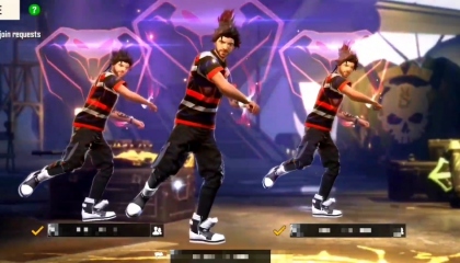 Free Fire Presets align motion with cool  emotes  Gamerz lobby
