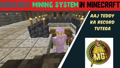 world best mining system in Minecraft in Hindi