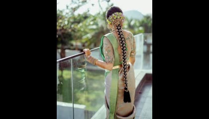 South Indian bridal hair styles/latest floral bridal hair styles/ beautiful