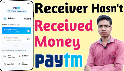 Paytm Transaction Sucessful But Receiver Hasn't Received Money