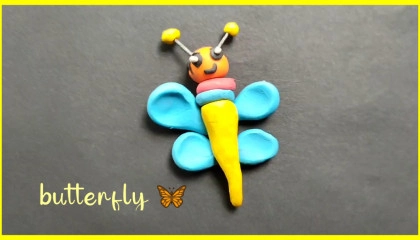 make butterfly with clay modelling competition ideas animals