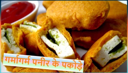 Paneer Pakoda Recipe In Hindi : पनीर पकोड़ा बनाने की विधि by Instant Recipes