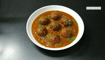 Restaurant Style Aloo Kofta Khobi Curry  Recipe In Hindi  FOOD READY