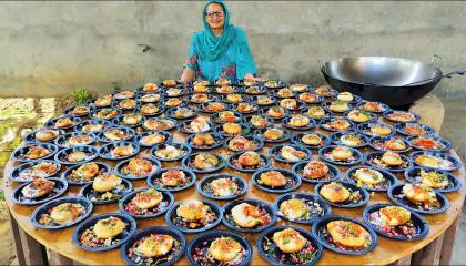 RAJ KACHORI PUNJABI STYLE  INDIAN STREET FOOD  KACHORI RECIPE  VILLAGE FOOD