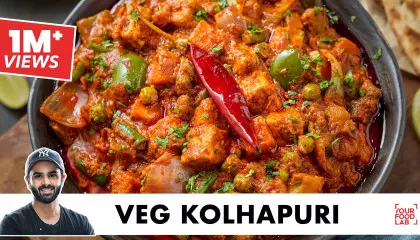 Veg Kolhapuri Recipe  Restaurant Style Spicy Veg Handi  वेज कोल्हापूरी  Chef