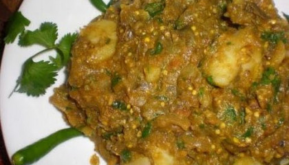 How to Cook Arbi Baingan  Indian Food  Indian Recipes