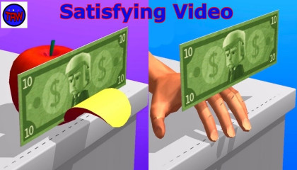 Satisfying Cutting game! Relaxing sounds! Satisfying Video