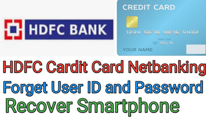 HDFC cardit card NetBanking without bank accountcardit card NetBanking open