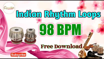 SE-7 Indian Rhythm Loops 98 BPM  Signature Music  इंडियन हिंदी व भोजपुरी लूप