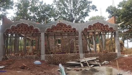 दुर्गा मंदिर निर्माण