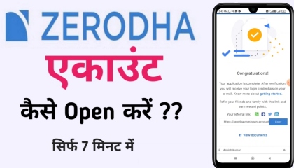 Zerodha account opening process  Zerodha demat account