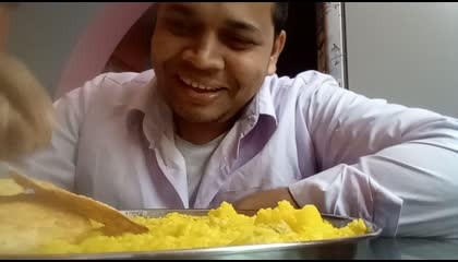Khichuri eating show