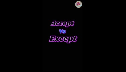 Accept Vs Expect Most confusing words pair. befluentwithsaurabh