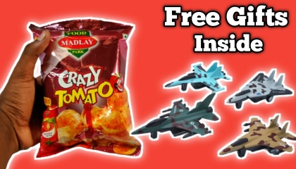 New Latest Collection For Free Gifts Inside The Crazy Tomato Snacks  @Riaz