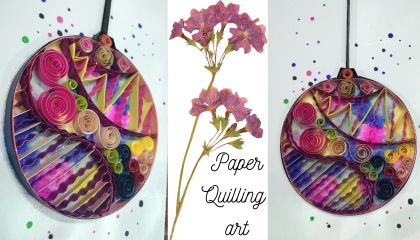 DIY paper quilling craft DIY quillingart