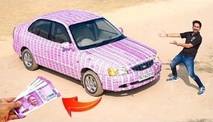 We Cover Our Car With Money - Money Car _ Worth ₹1Crore