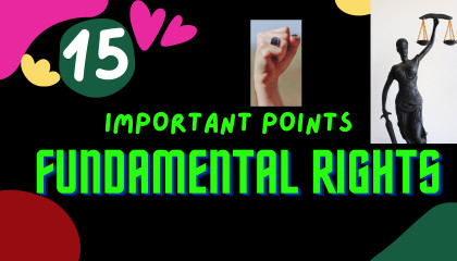 15 important points about Fundamental Rights