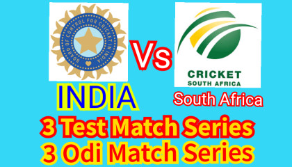 India Tour Of South Africa 3 Test Match 3 Odi Match Series Full Information