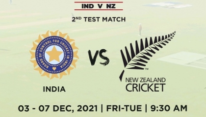 India Vs New Zealand 2nd Test Match Information