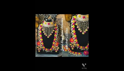 flower jewellery for haldi look