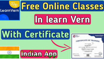 Free Online Classes In Learn Vern App With Certificate  फ्री क्लासेस !
