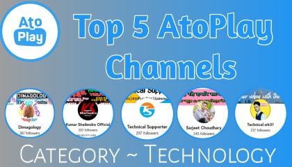 Top 5 AtoPlay Channel's In Tecnology, AtoPlay Channel's. Tech SKR