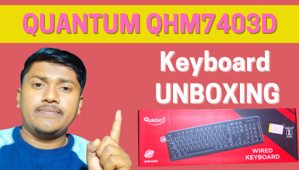 Unboxing Quantum keyboard, Best keyboard Under 500 🔥