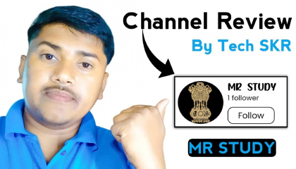 Mr. Study Channel Review By Tech SKR, Important Topics