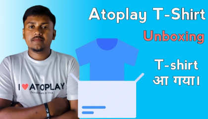 Atoplay T-shirt Unboxing । T-shirt आ गया । I ❤️ Atoplay