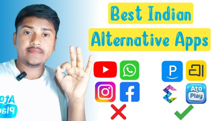 Top Indian Apps, Best Indian Alternative Apps, Tech SKR
