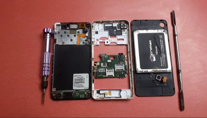 Micromax a104 Disassembly