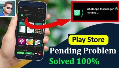 Play store se app download nahi ho raha hai  stuck on pending 2022