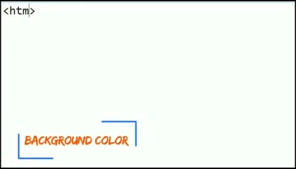 Background color in html