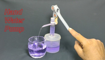 Make Mini Hand Water Pump