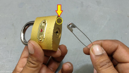 How To Open Lock With Safety Pin