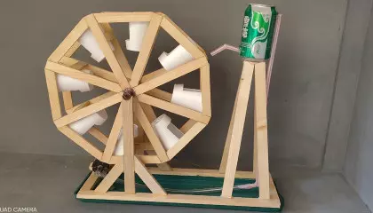 Make DIY Water Wheel At Home