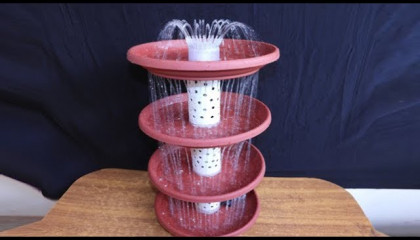 Make 4 Tier Water Fountain