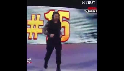 Roman Reigns Competes In A One VS. All Match