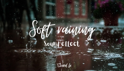 Rain sound effect  Soft rainy Sound  Free raining sound effect  Sound fx