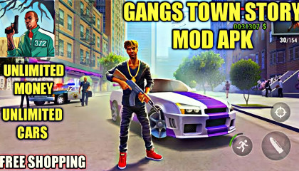 Gangs Town Story MOD APK 0.17.1b (Free Shopping) game Link in description 👇👇👇