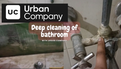 Deep cleaning of bathroom from urban company , service review