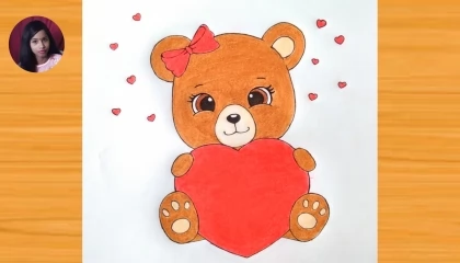 Teddy day special drawing  Art and drawing
