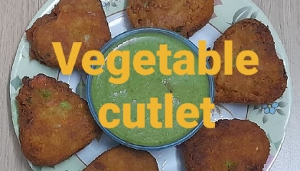 Vegetable Cutlets / easy katles recipe / Aloo cutlets